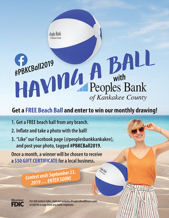 having a ball contest poster