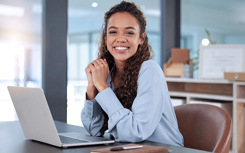smiling woman
